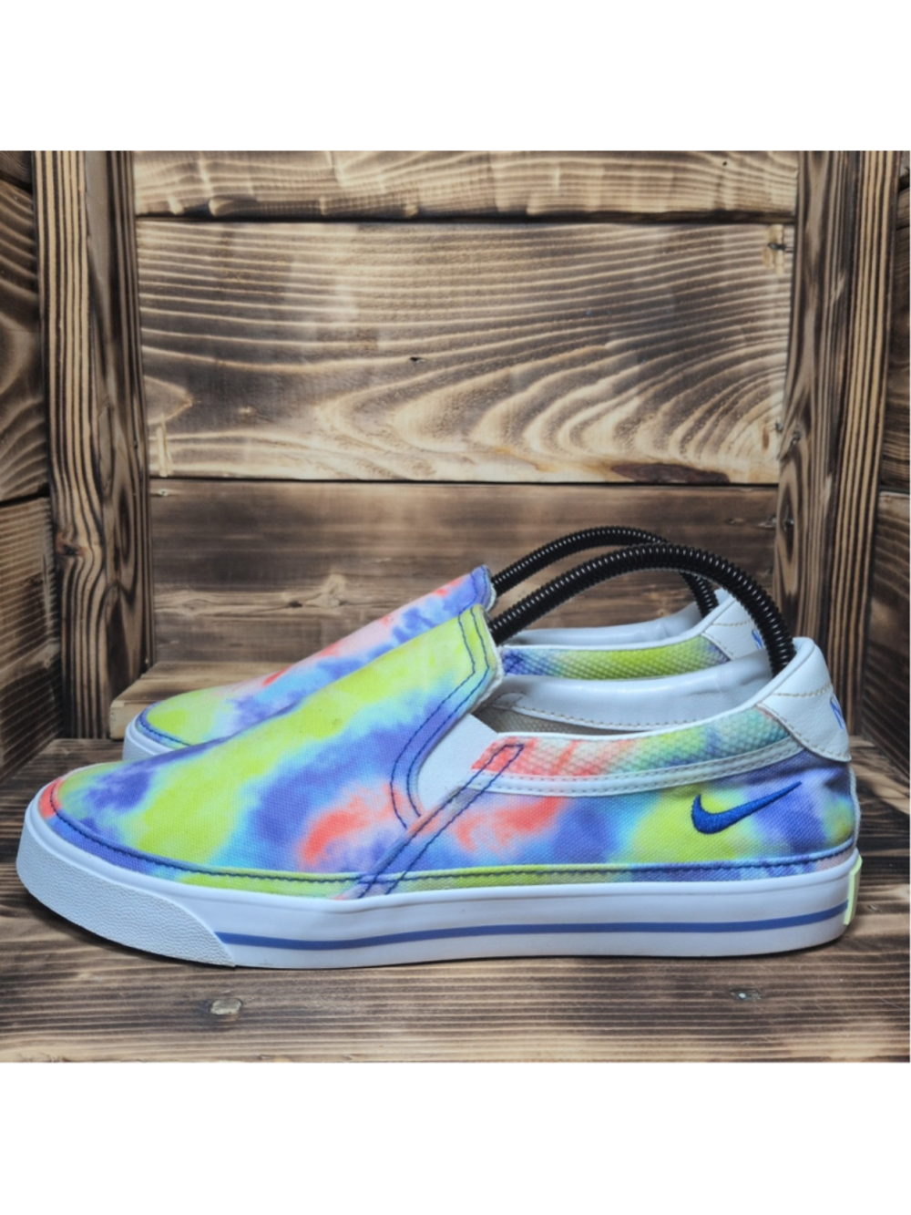 Nike Court Legacy Print Tie-Dye Womens Size 9 Multicolor Casual Shoes Sneakers